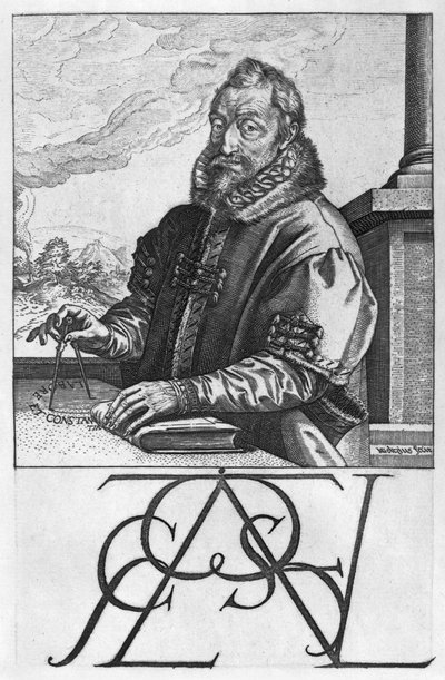 Christophe Plantin by Hendrik Goltzius